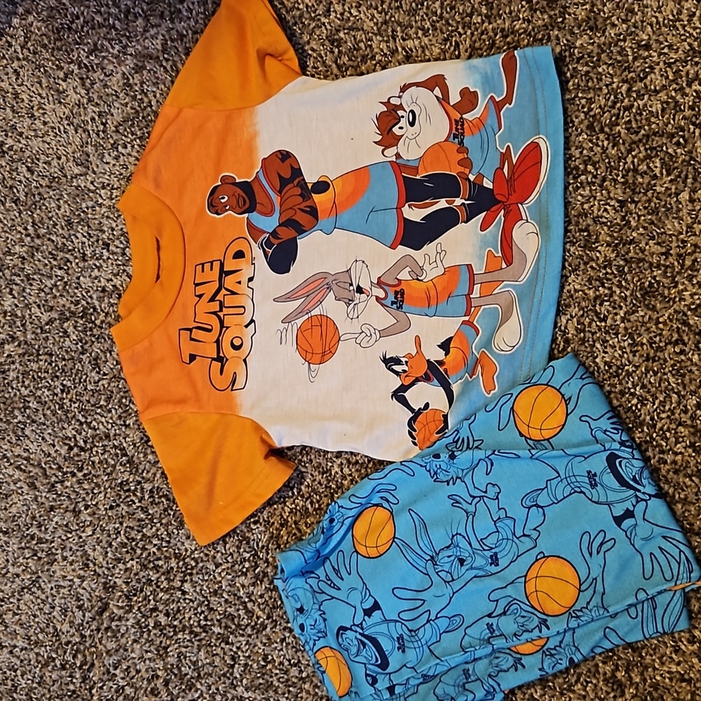 Space Jam Pj's size 4